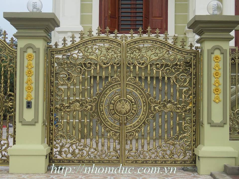 Nhận làm cổng nhôm đúc tại Quảng Bình