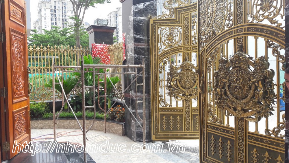 cổng nhôm đúc Quận 8, Hồ Chí Minh Công trình nhôm đúc 