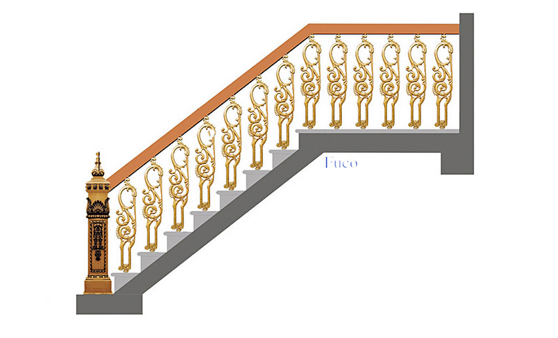 Cầu thang nhôm đúc cao cấp phù hợp với các không gian biệt thự,nhà vườn…Nhôm đúc Fuco luôn luôn lắng nghe để thiết kế và sản xuất các sản phẩm