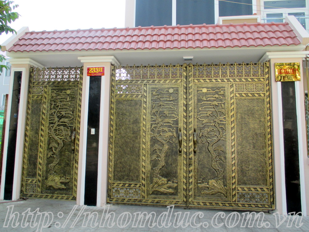 Cổng nhôm đúc đườn 32, Bình Trị Đông, Hồ Chí Minh
