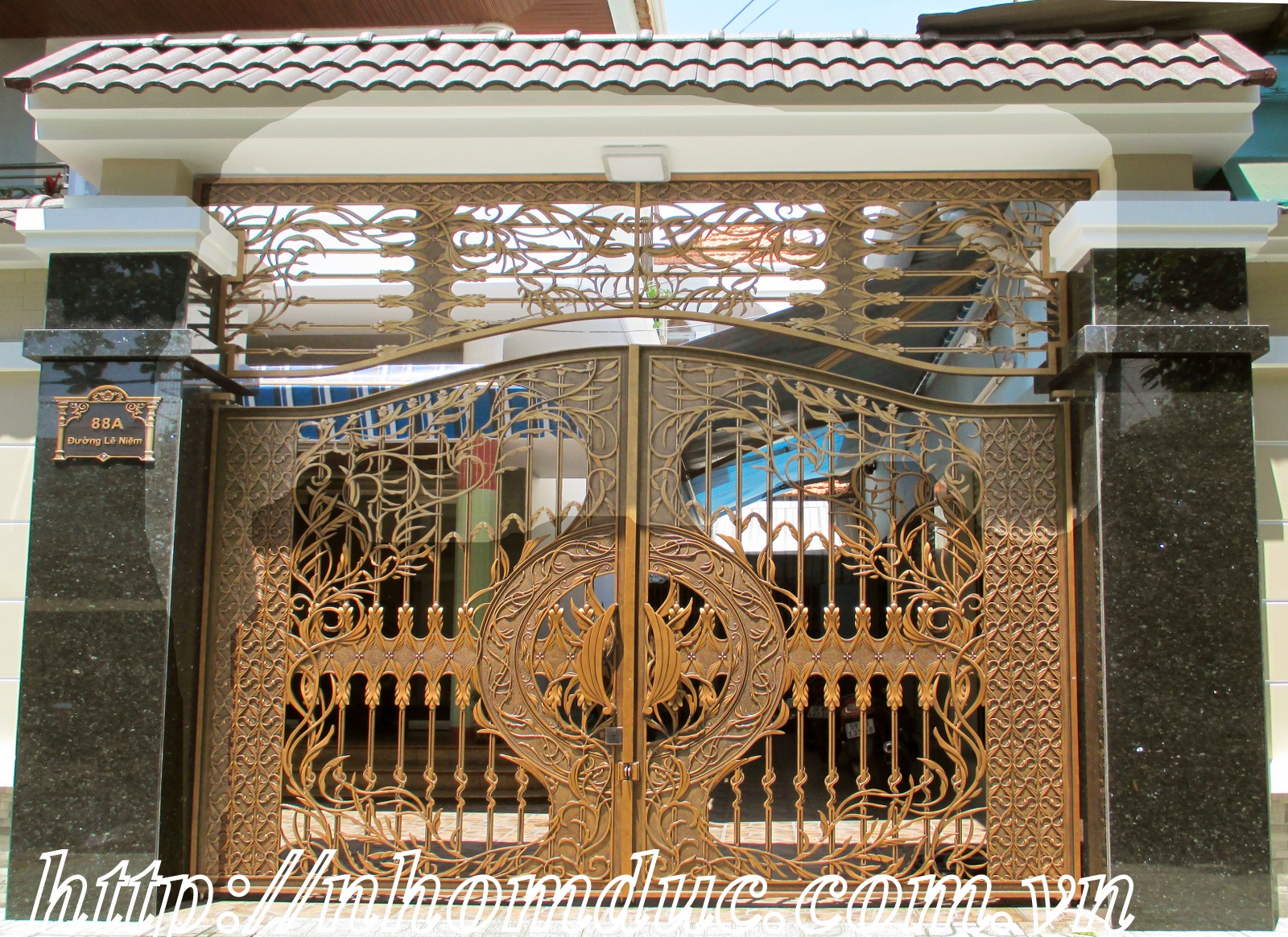 Cổng Nhôm Đúc Tại Hải Phòng được sản xuất