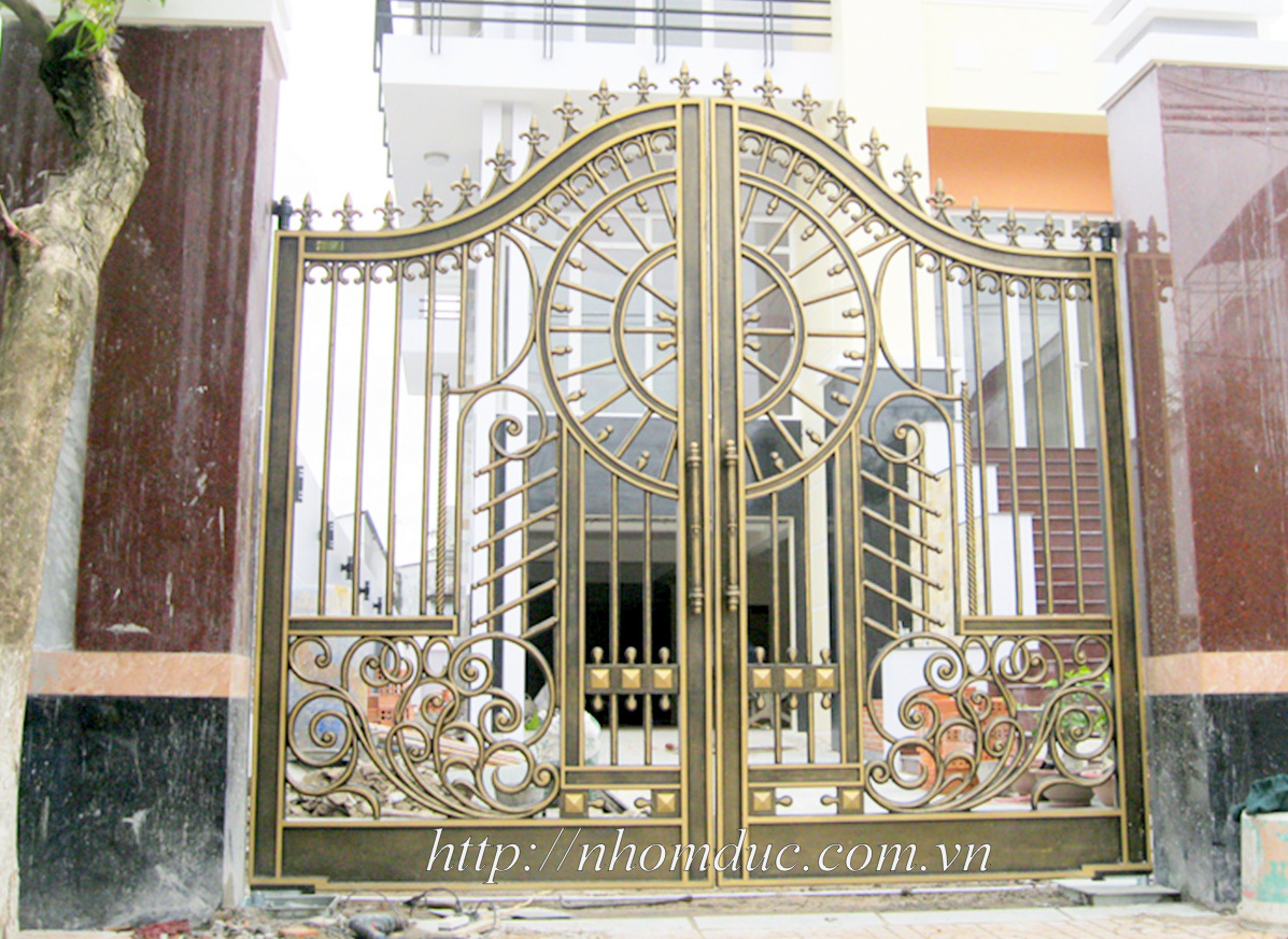Cổng nhôm đúc tại Biên Hòa