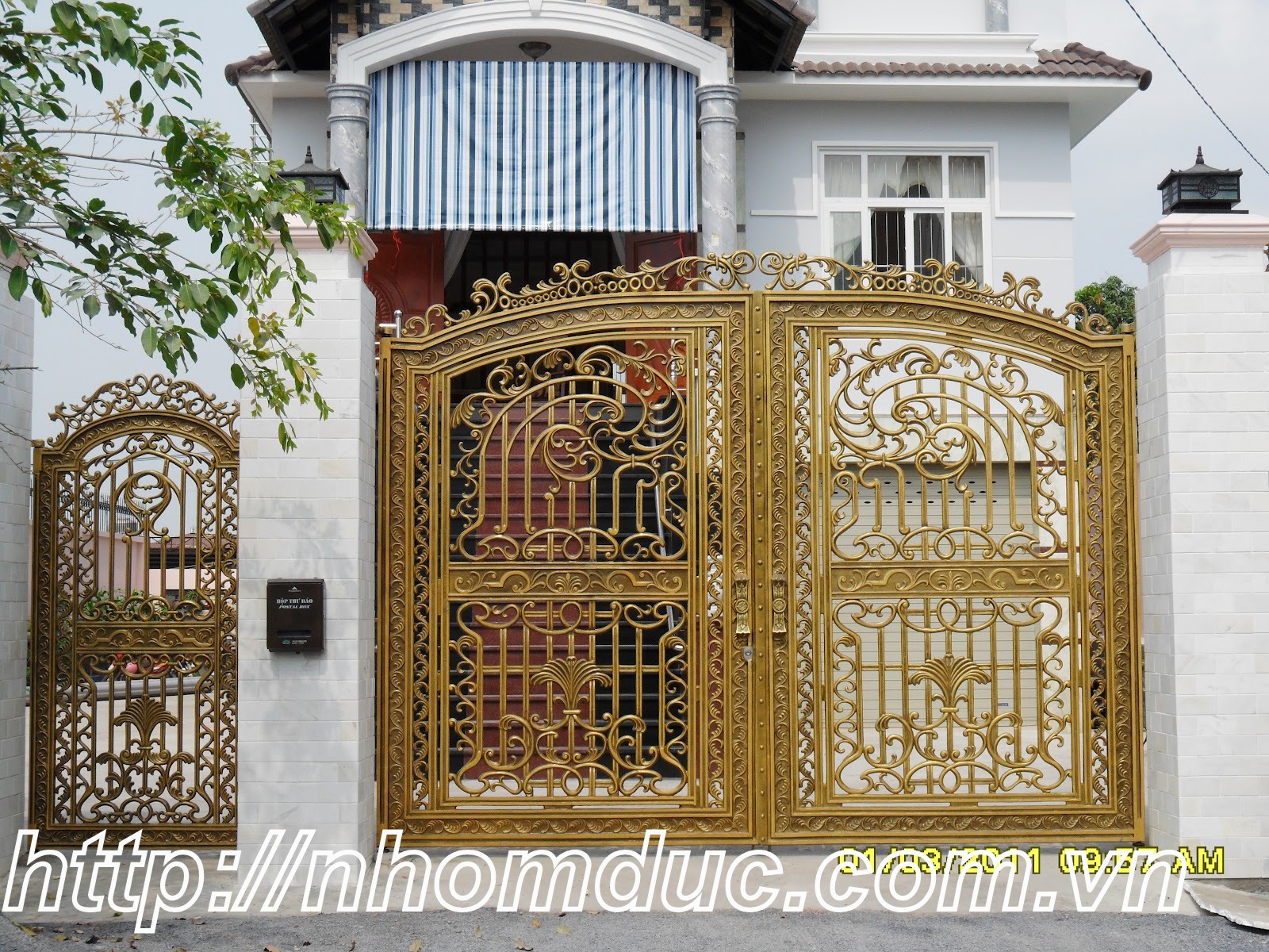 Báo giá cổng nhôm đúc tại Hồ Chí Minh
