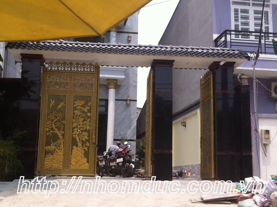 Báo giá cổng nhôm đúc tại Hồ Chí Minh 