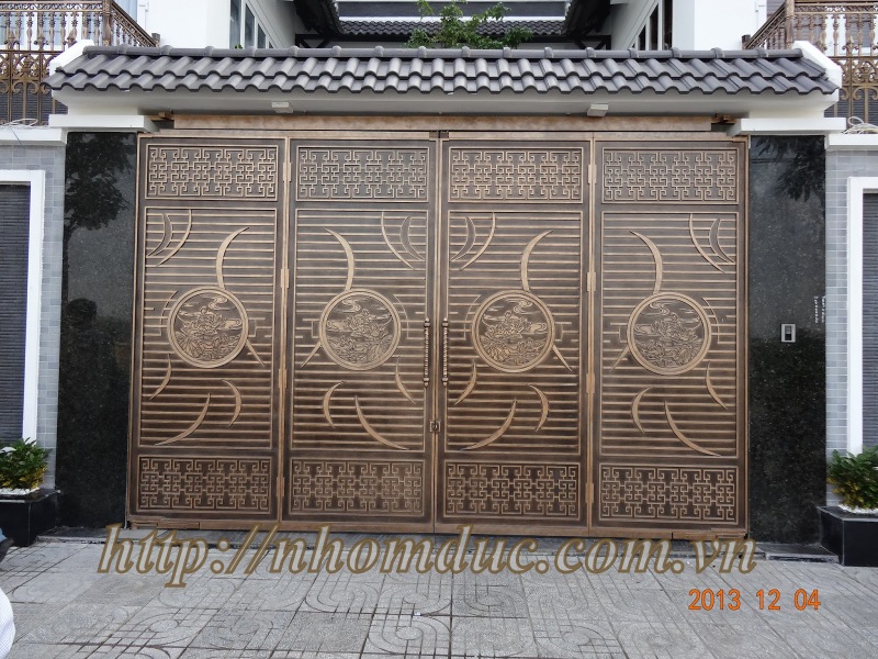 Cửa cổng hợp kim nhôm đúc Hà Nội,  Nhôm đúc Nhật Bản