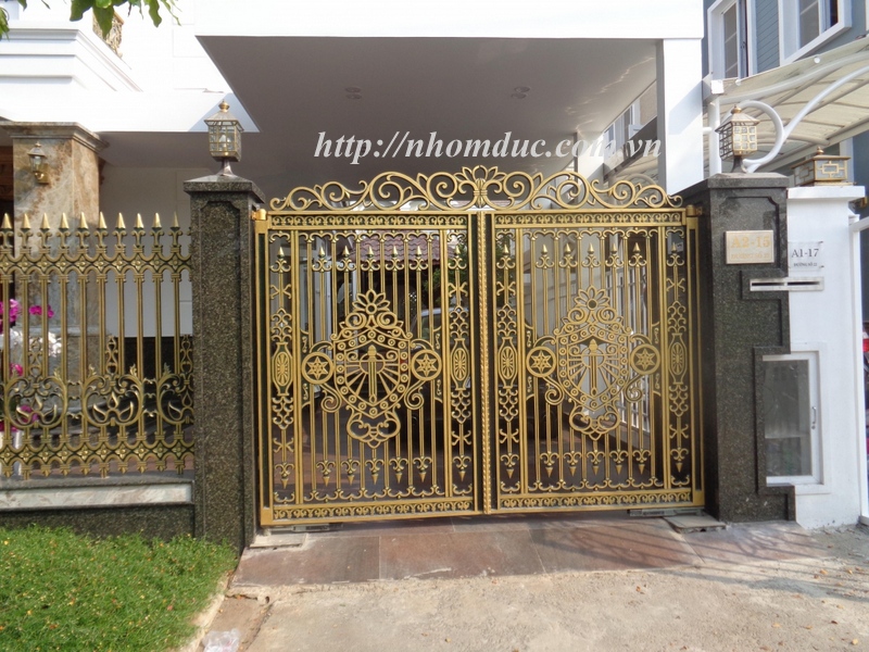 Cổng nhôm đúc tại Hà Nội