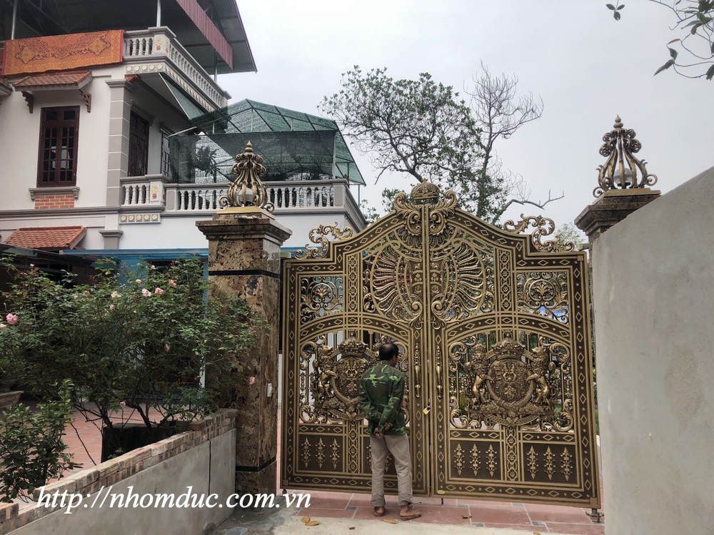 cổng nhôm đúc tại Hà Nội