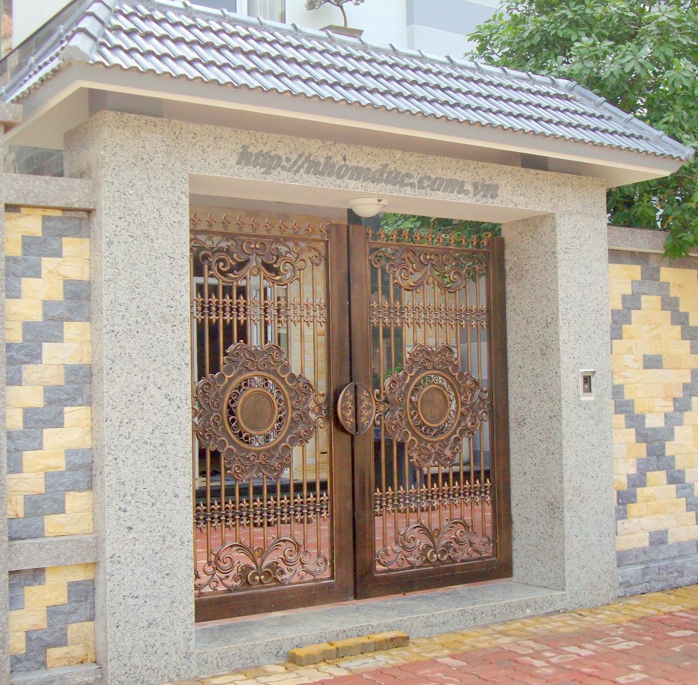 Cửa cổng nhôm đúc, cửa biệt thự tại các tỉnh thành tại Miền Bắc và các tỉnh lân cận