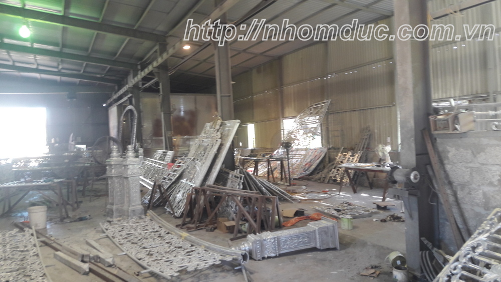 Quy trình sản xuất cổng nhôm đúc, Xưởng sản xuất, nhà máy nhôm đúc cao cấp Fuco tại Nam Định